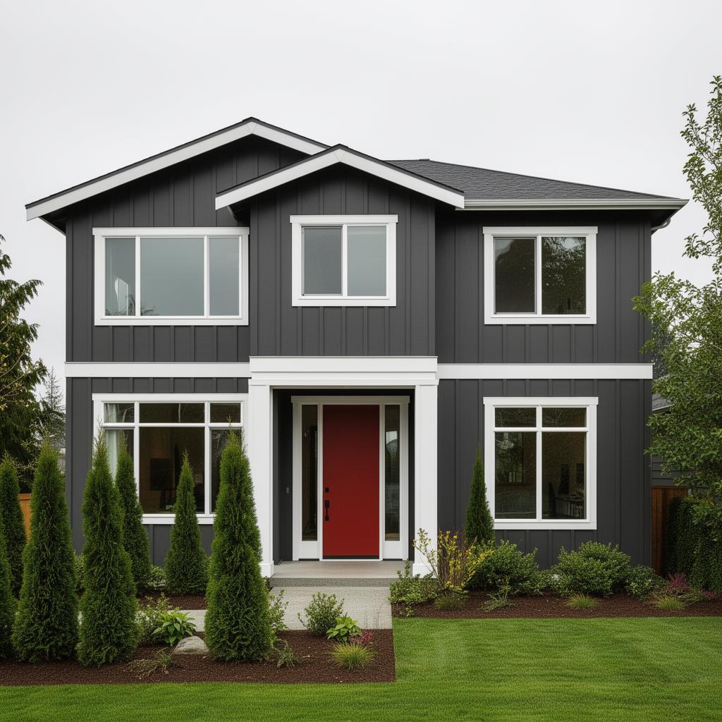 Same Seattle Pacific Northwest home freshly repainted by Hilario Painting
